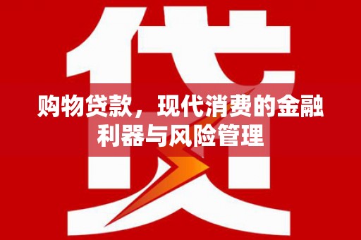 丰原购物贷款，现代消费的金融利器与风险管理