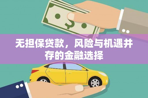 丰原无担保贷款，风险与机遇并存的金融选择