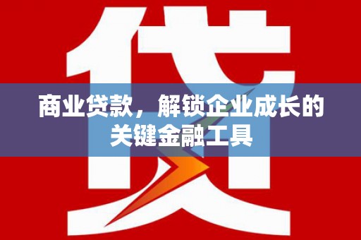 丰原商业贷款，解锁企业成长的关键金融工具