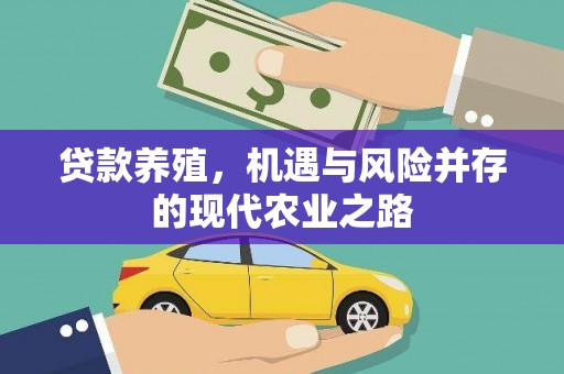 丰原贷款养殖，机遇与风险并存的现代农业之路