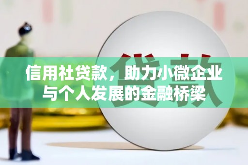 丰原信用社贷款，助力小微企业与个人发展的金融桥梁