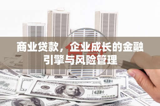 丰原商业贷款，企业成长的金融引擎与风险管理