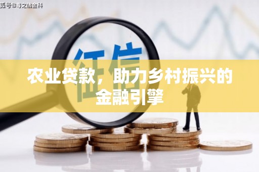 丰原农业贷款，助力乡村振兴的金融引擎