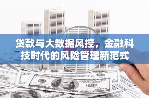 丰原贷款与大数据风控，金融科技时代的风险管理新范式