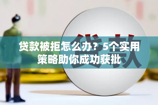 丰原贷款被拒怎么办？5个实用策略助你成功获批