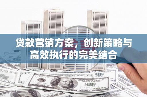 丰原贷款营销方案，创新策略与高效执行的完美结合