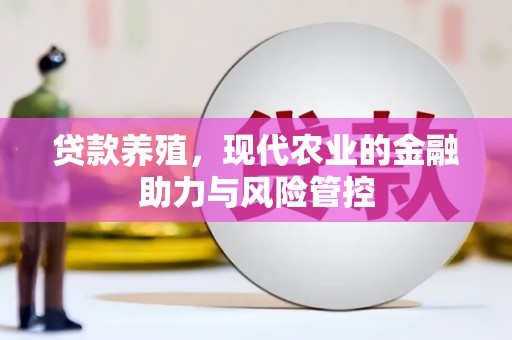 丰原贷款养殖，现代农业的金融助力与风险管控