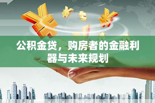 丰原公积金贷，购房者的金融利器与未来规划