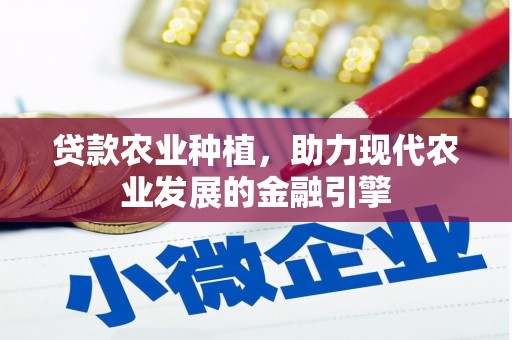 丰原贷款农业种植，助力现代农业发展的金融引擎