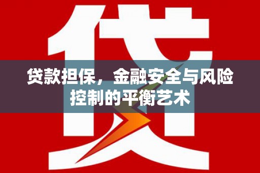 丰原贷款担保，金融安全与风险控制的平衡艺术