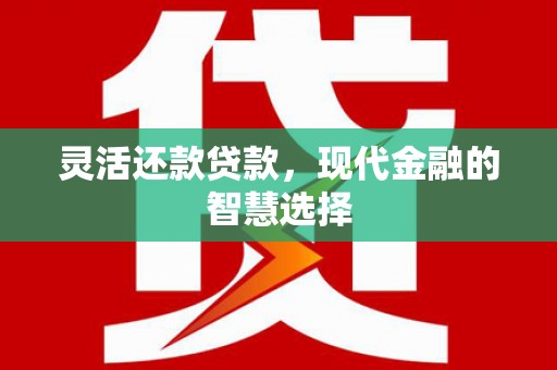丰原灵活还款贷款，现代金融的智慧选择