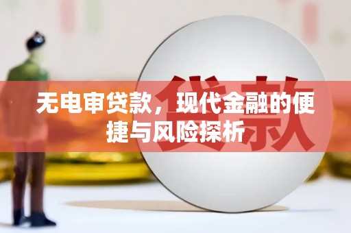 丰原无电审贷款，现代金融的便捷与风险探析