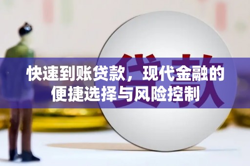 丰原快速到账贷款，现代金融的便捷选择与风险控制