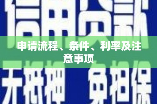 丰原申请流程、条件、利率及注意事项