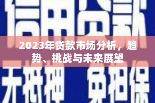 丰原2023年贷款市场分析，趋势、挑战与未来展望