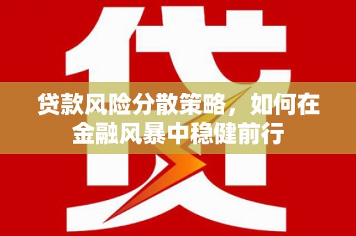 丰原贷款风险分散策略，如何在金融风暴中稳健前行