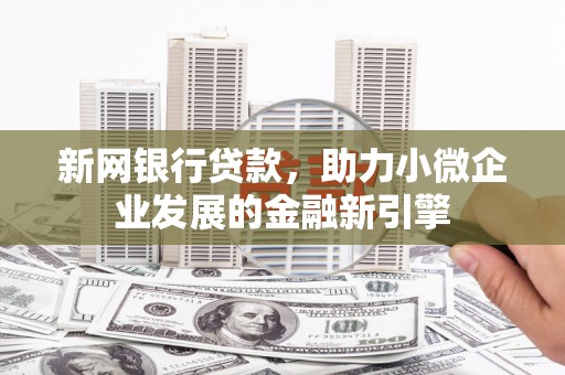 丰原新网银行贷款，助力小微企业发展的金融新引擎