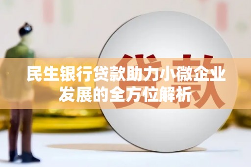 丰原民生银行贷款助力小微企业发展的全方位解析