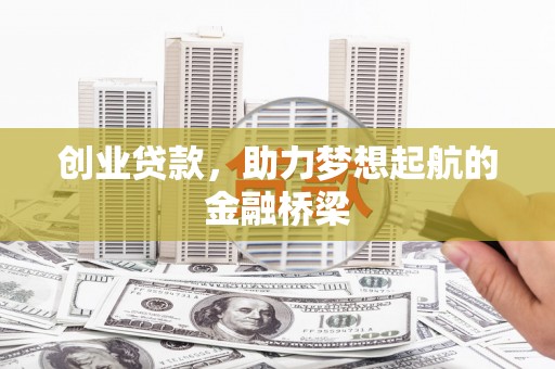 丰原创业贷款，助力梦想起航的金融桥梁