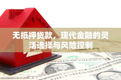 丰原无抵押贷款，现代金融的灵活选择与风险控制