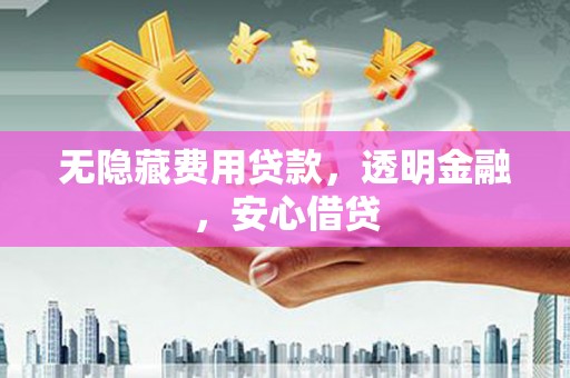 丰原无隐藏费用贷款，透明金融，安心借贷