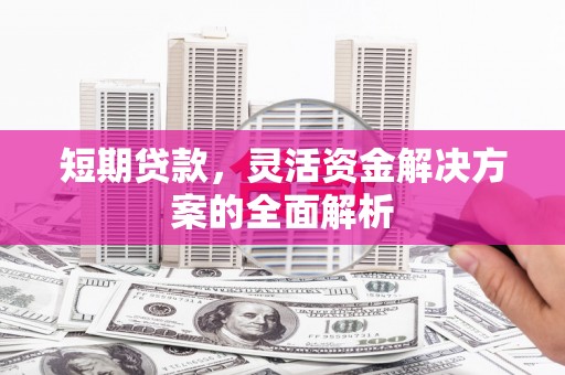 丰原短期贷款，灵活资金解决方案的全面解析