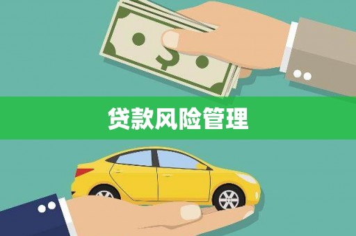 丰原贷款风险管理