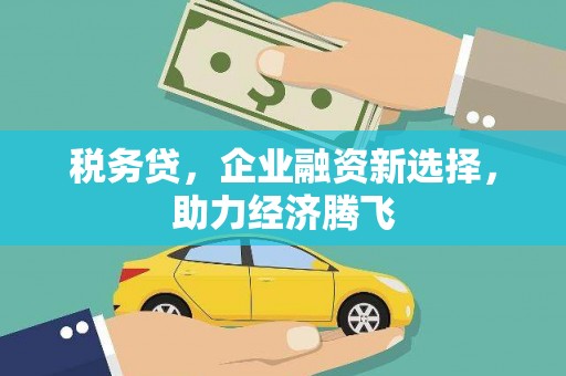 丰原税务贷，企业融资新选择，助力经济腾飞