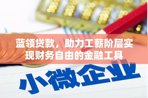 丰原蓝领贷款，助力工薪阶层实现财务自由的金融工具