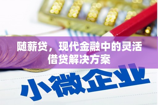 丰原随薪贷，现代金融中的灵活借贷解决方案