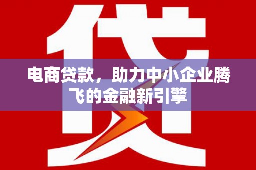 丰原电商贷款，助力中小企业腾飞的金融新引擎