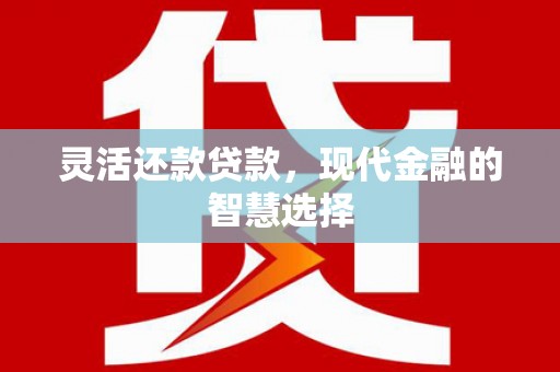 丰原灵活还款贷款，现代金融的智慧选择