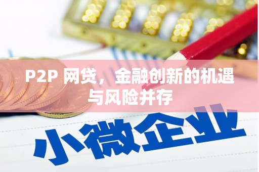 丰原P2P 网贷，金融创新的机遇与风险并存