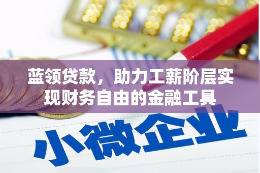 丰原蓝领贷款，助力工薪阶层实现财务自由的金融工具