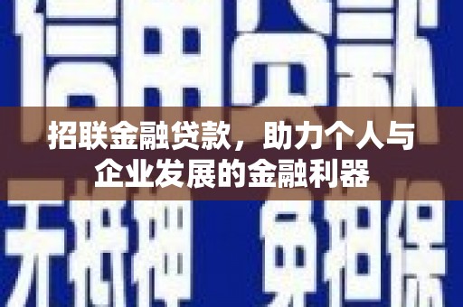 丰原招联金融贷款，助力个人与企业发展的金融利器