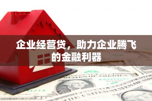 丰原企业经营贷，助力企业腾飞的金融利器