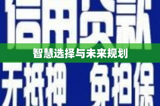 丰原智慧选择与未来规划