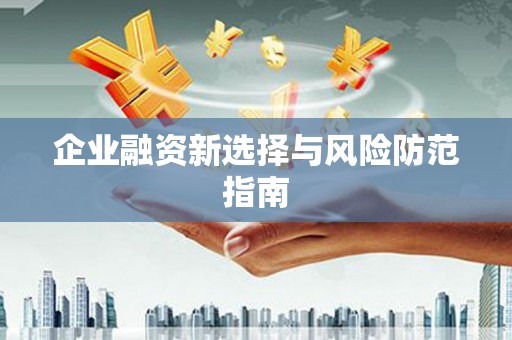 丰原企业融资新选择与风险防范指南