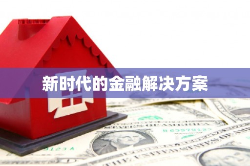 丰原新时代的金融解决方案